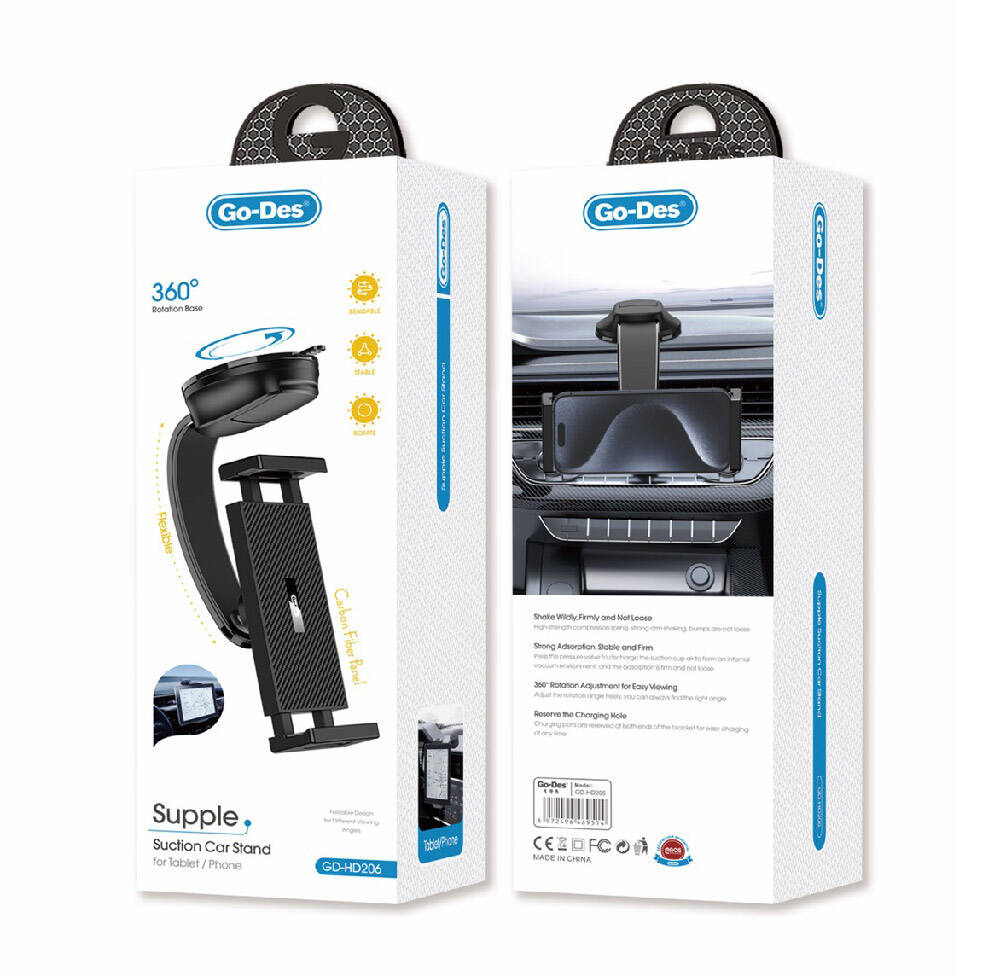 Go Des GD-HD206 Esnek Kol Vantuzlu Tasarım Araç Telefon Tutucu - 2 Go Des GD-HD206 Esnek Kol Vantuzlu Tasarım Araç Telefon Tutucu - 2